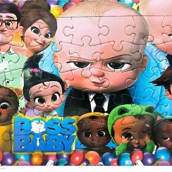 تصویر پازل مقوایی بچه ریسس 