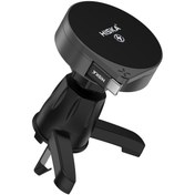 تصویر پایه نگهدارنده و شارژر وایرلس گوشی موبایل مدل HK-2353W هیسکا Hiska Holder And Charger 2353W