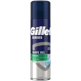 تصویر ژل اصلاح ژیلت سری protection مدل moisturizing حجم 200 میل gillette ا gillette gillette