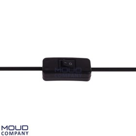 تصویر آباژور رومیزی مدل ملیسا کوچک مشکی (موعود) 