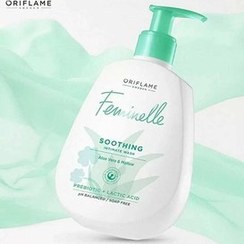 تصویر ژل بهداشتی آرامش بخش بانوان اوریفلیم (Oriflame) حاوی عصاره ی آلویه ورا و گل ختمی 300 میلی لیتر ژل شستشو بانوان