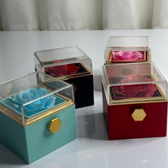 تصویر باکس گل چرخشی رز جاودان 