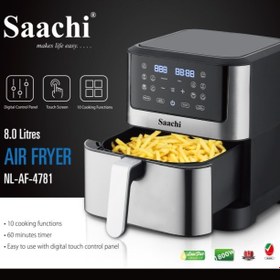 تصویر سرخ کن بدون روغن ساچی مدل NL-AF-4781 Saachi NL-AF-4781 Air Fryer