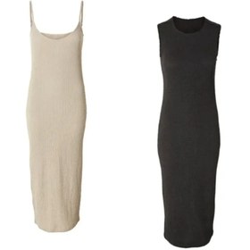 تصویر پیراهن مجلسی اسمارا کد 4616892 - کرم / لارج 