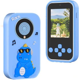 تصویر تلفن هوشمند کودک | Smart phone kid طرح دایناسور آبی 