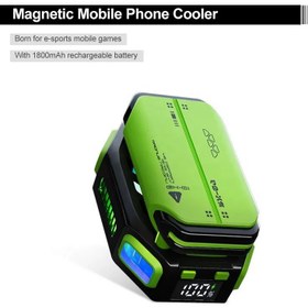 تصویر خنک‌کننده موبایل Memo مدل X111 X111 Mobile Phone Cooler Built-in Battery Magnetic Semiconductor