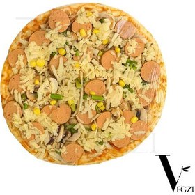 تصویر پیتزا وگن نیمه آماده vegan hana