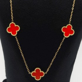 تصویر گردنبند ونکلیف قرمز مدل 07 