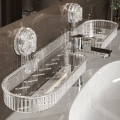 تصویر نظم دهنده پشت شیر روشویی 