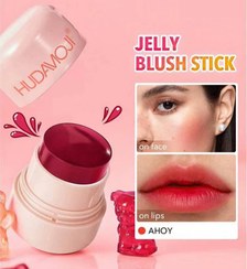 تصویر تینت و رژگونه ، ژله ای هدی موجی Hudamoji Jelly Blush Stick