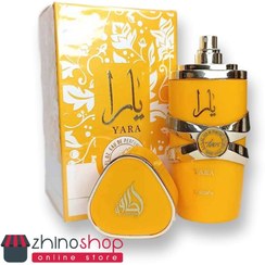 تصویر ادکلن زنانه لطافه مدل یارا توس Yara Tous حجم 100 میل Latafa women's cologne, Yara Tous model, volume 100 ml