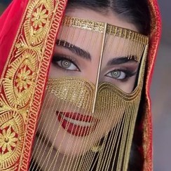 تصویر برقع اینه آیی عربی و بندری 