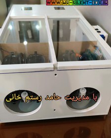 تصویر سوپر سایلنت باکس دو ظرفیتی دمنده و مکنده فول آپشن واتس ماینرM30.M50 Super silent box