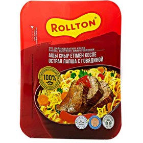 تصویر نودل رولتون Rollton با طعم گوشت گاو تند 90 گرم 