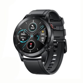 تصویر ساعت هوشمند آنر Magic 2 مدل 46mm بدنه استیل با بند Honor Magic 2 Smart Watch 46mm Stainless Steel with