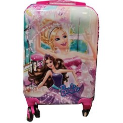 تصویر چمدان کودک طرح باربی barbie جدیددرجه 1سایز18 