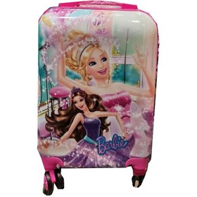 تصویر چمدان کودک طرح باربی barbie جدیددرجه 1سایز18 
