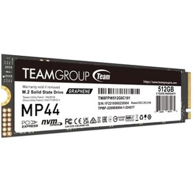 تصویر اس اس دی اینترنال M2 2280 تیم گروپ مدل MP44 ظرفیت 512 گیگابایت ا Team Group MP44 M2 2280 Internal SSD 512GB Team Group MP44 M2 2280 Internal SSD 512GB