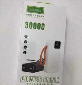 تصویر پاوربانک ویرکس Vierex ظرفیت30000 mAh 