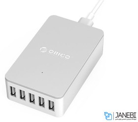 تصویر شارژر رومیزی اوریکو مدل CSE-5U ا Orico CSE-5U 5-Port Smart Desktop Charger Orico CSE-5U 5-Port Smart Desktop Charger