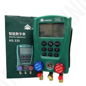 تصویر گیج دیجیتال منیفولد برند هانگسن HONGSEN مدل HS-330 