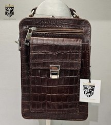 تصویر کیف چرمی یقلوی در رنگ و طرح های مختلف 