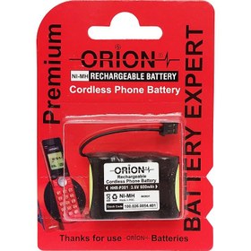 تصویر باتری تلفن بی سیم 3.6V مارک اوریون ORION مدل HHR-P301 