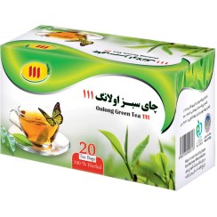 تصویر دمنوش چای سبز اولانگ تی بگ 111 111 oolong green tea tea bags