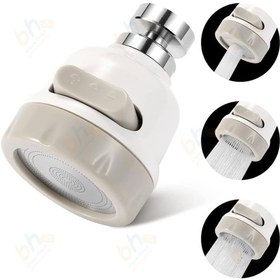 تصویر سرشیر ظرفشویی سفید 3حالته پرفشار 360 