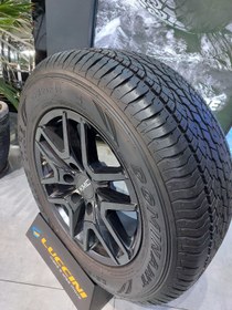 تصویر رینگ ولاستیک فابریک جک T8سایز ۱۸ بالاستیک(265,60,18")کویر Original wheel & tire size 18"JAC T8 KMC