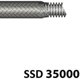 تصویر شیلنگ استیل بخار دو لا روکش “2 
