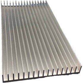 تصویر هیت سینک 17 پره آلومینیومی 200X100X15mm 