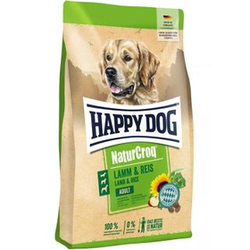 تصویر غذای خشک سگ بالغ هپی داگ با طعم بره و برنج وزن 15 کیلوگرم Happy Dog NaturCroq Lamb & Rice