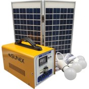 تصویر پکیج خورشیدی 12 وات برند سانکس مدل SPS-1207 Solar Package 12W 7Ah Sunex