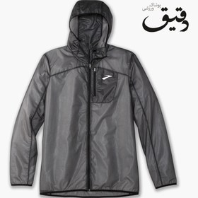 تصویر بادگیر ورزشی بروکس مردانه Brooks All Altitude Jacket مشکی Brooks All Altitude Jacket