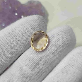 تصویر سنگ طبیعی سیترین تراش جواهری کد 5 