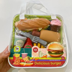 تصویر اسباب بازی ست سینی فست فود خارجی 