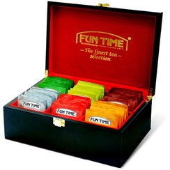 تصویر چای جعبه چوبی تی پارتی 