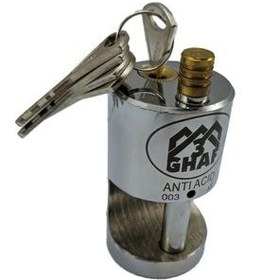 تصویر قفل کتابی سه قاف مدل 003 استیل 