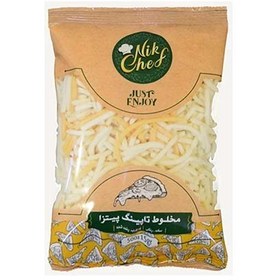 تصویر پنیر پیتزا پروسس رنده شده 500گرم نیک شف 