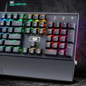تصویر کیبورد مخصوص بازی ردراگون مدل K569 ا Redragon K569 Gaming Keyboard Redragon K569 Gaming Keyboard