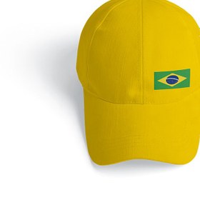 تصویر کلاه کتان زرد برزیل 