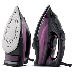 تصویر اتو بخار AZUR مدل AZ-135SI با توان 3000 وات و تنظیمات متنوع بخار AZUR steam iron model AZ-135SI with power of 3000 watts and various steam settings