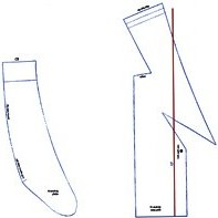 تصویر الگوی یقه 25 و 26 