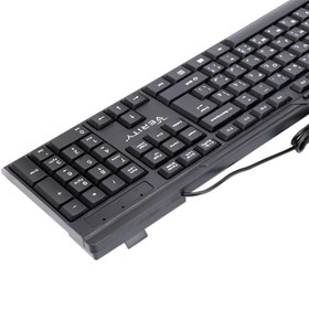 تصویر کیبورد وریتی مدل K-KB6120-N ندارد کیبورد متفرقه مدل K-KB6120-N مشکی