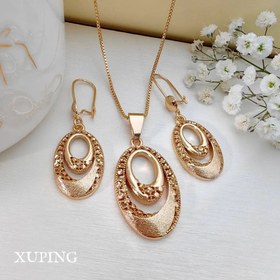 تصویر نیم ست زنانه ژوپینگ طرح طلا کد ۷۱۸ تراش مات 