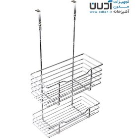 تصویر سبد شوینده پشت درب آویز کروم آدلان A215 ADLAN