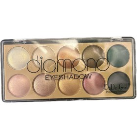 تصویر پالت سایه چشم دودو گرل با جلوه رنگ اکلیلی، شماره رنگ G03 مدل Diamond 