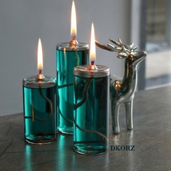 تصویر شمع روغنی مدل رولر Roller model oil candles