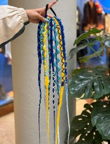 تصویر کش مو بافت دردلاک 